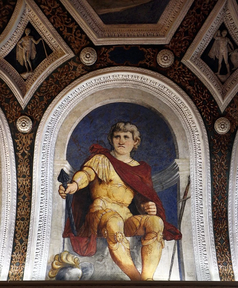 Il Romanino-57-Camera delle udienze-4-Castello di Belgioioso